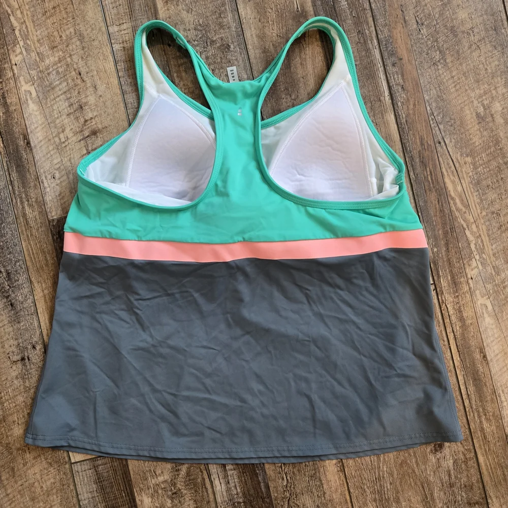 Lands' End Green and Gray Bikini Set - Picture 7 of 10